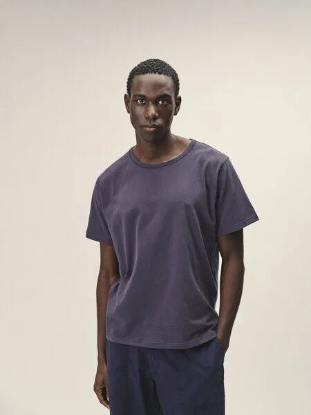 WOTE WOTE T-Shirt aus Bio-Baumwolle, Dunkelblau, – Produktbild 1 von 2