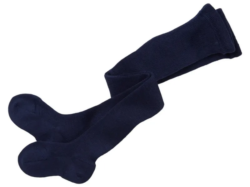 grödo Kinder-Strumpfhose Bio-Schurwolle marine Gr. 0, Blau, – Produktbild 1 von 1