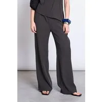 JAN N JUNE JAN 'N JUNE Damen vegan Hose Crinkle Hava Mud – Produktbild 1 von 1
