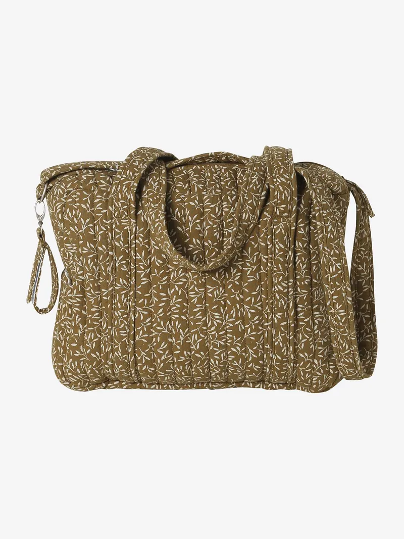 Vertbaudet Wickeltasche aus Baumwoll-Musselin JOIOSA, Bronze geblümt, – Produktbild 4 von 4