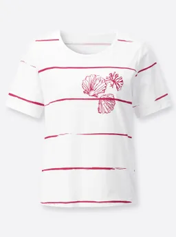 Witt Kurzarmshirt weiß-rot-bedruckt – Produktbild 1 von 1