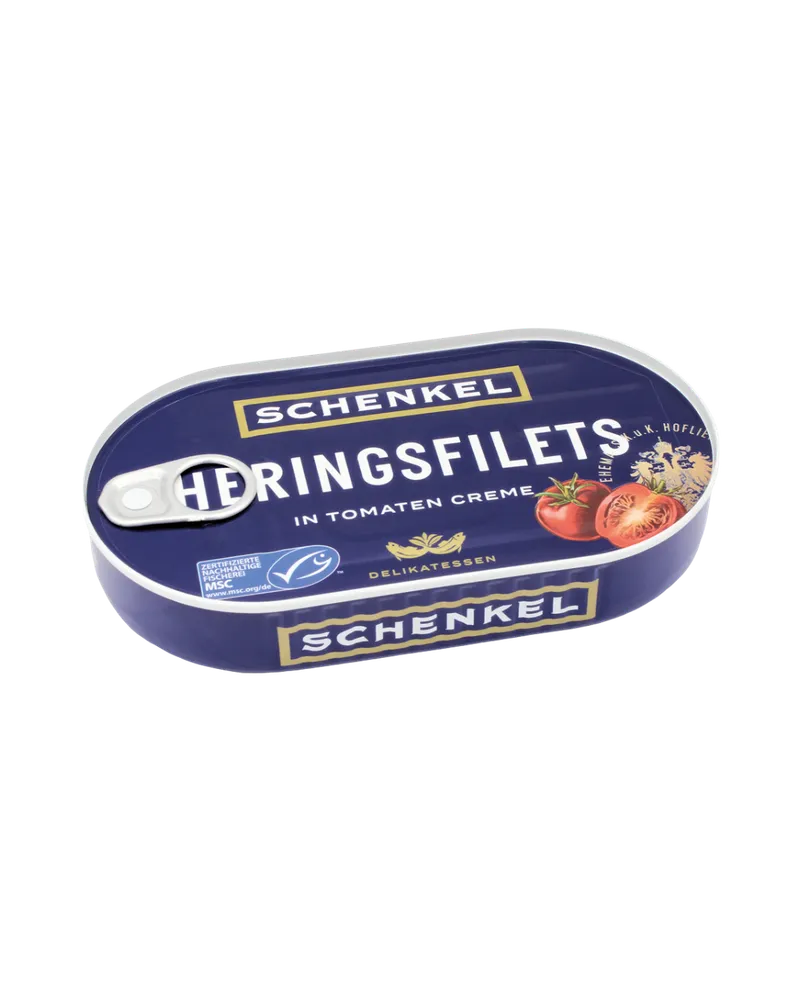 Schenkel Schenkel MSC Heringsfilets in Tomaten-Creme, 200g – Produktbild 1 von 1