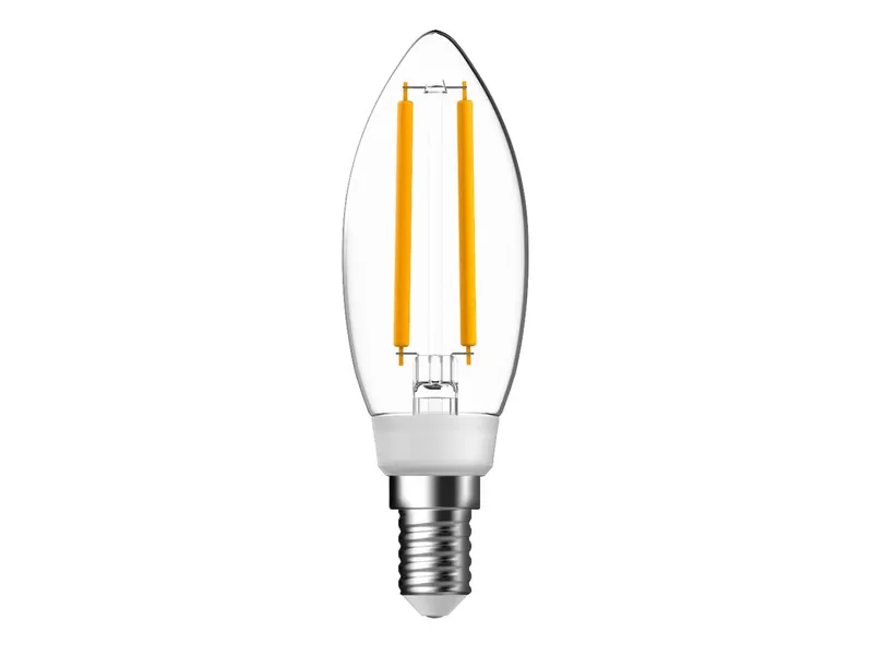energetic LED-Lampe, A-Class, C35, 2,3W, E14, 485 lm, 2700K, klar – Produktbild 1 von 1
