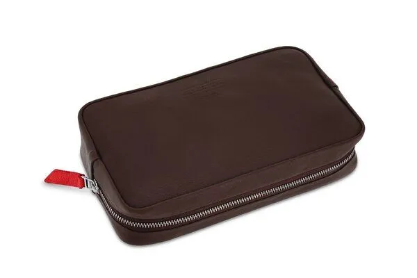 Pack & Smooch Pack & Smooch Kabeltasche "Longford" aus Leder, Magic Maus, USB, SD Karten, Dunkelbraun, – Produktbild 1 von 4
