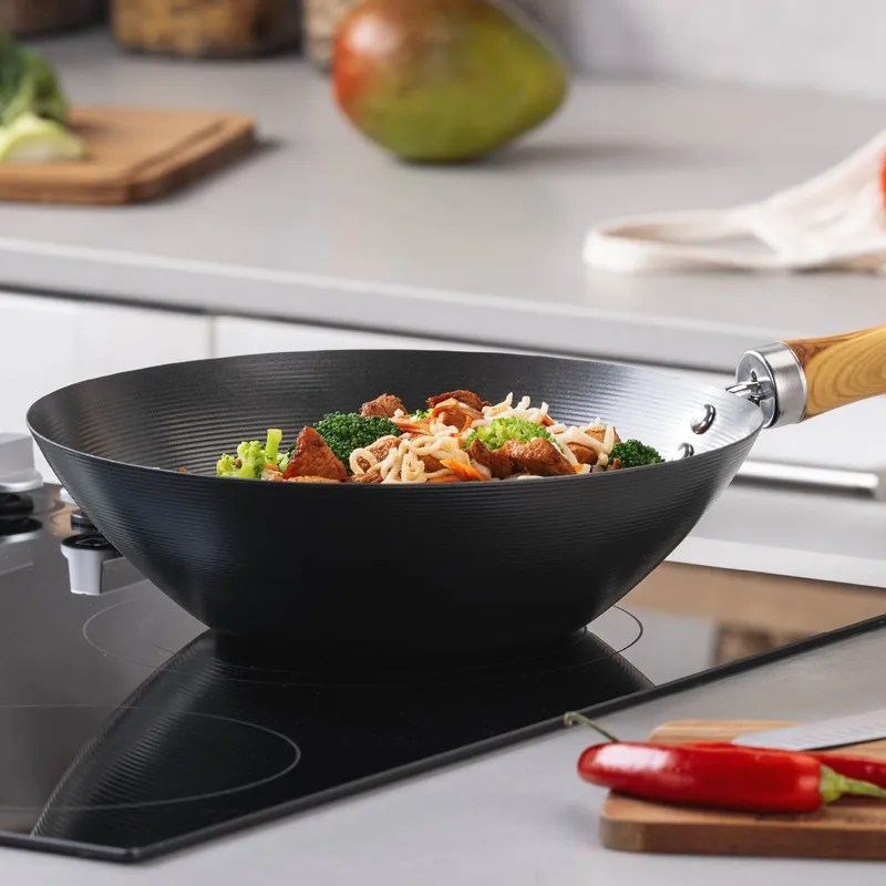 Fackelmann Fackelmann Wokpfanne Soft Collection, Keramik, antihaft, Ø26cm – Produktbild 2 von 3
