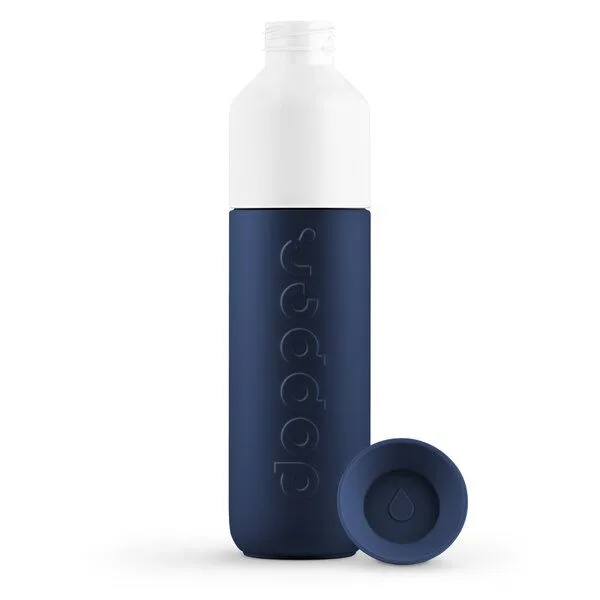 Dopper Thermosflasche Dopper Insulated 350ml, 580 ml - Doppelwandig, auslaufsicher, hält 24h kalt / 9h heiß, Breaker blue (blau), – Produktbild 4 von 4