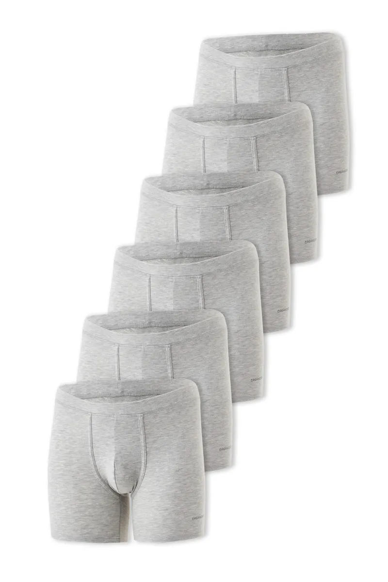 ORGANICATION ORGANICATION Herren vegan Bowenn Boxer Trunk Aus Bio-Baumwolle Und Tencelâ„¢ Modal Im 6er-Pack, Grau, – Produktbild 2 von 2