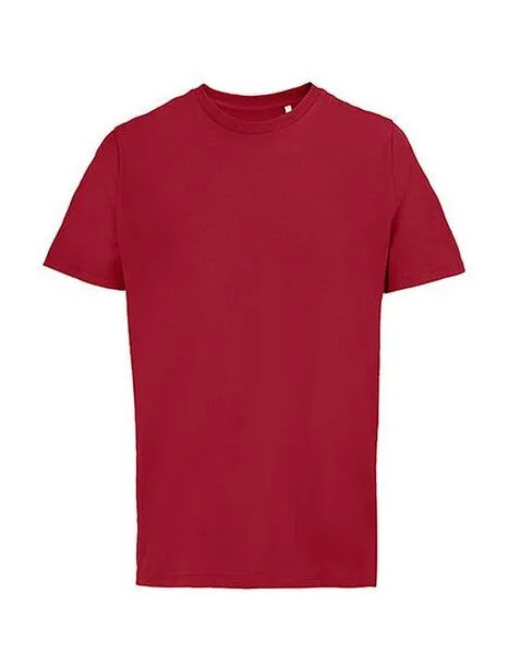 Sol's Sol's Unisex Bio Baumwolle in Umstellung T-Shirt Rundhals 27 verschiedene Farben, Folk red, – Produktbild 1 von 2