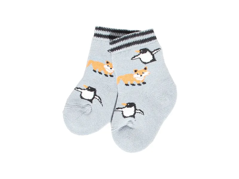 grödo Babysöckchen 3er Set arktische Tiere Gr.01 – Produktbild 2 von 2