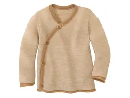 Disana Disana Baby Jacke Bio-Merinowolle melange-karamell-natur Gr. 98/104 – Produktbild 1 von 1