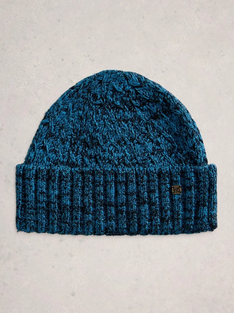 White Stuff Strickmütze Twist - Einheitsgröße, Dunkelblaugrün, – Produktbild 1 von 2