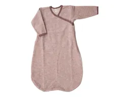 Lilano Lilano Schlafsack Baby Bio-Merinowolle Frottee-Plüsch mauve geringelt Gr.62/68 – Produktbild 1 von 1