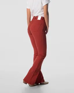Kuyichi Kuyichi Damen vegan Jeans Lisette Flare Hellrot – Produktbild 1 von 1