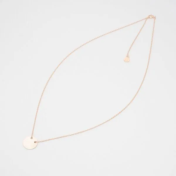 fejn jewelry fejn jewelry Kette 'satin disc', Rotgold, – Produktbild 1 von 2