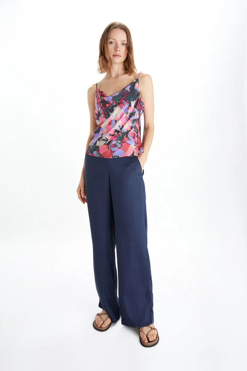Neu Nomads Neu Nomads Damen vegan Oberteile Rundhalsausschnitt Edelsteindruck, Schwarz, – Produktbild 2 von 2