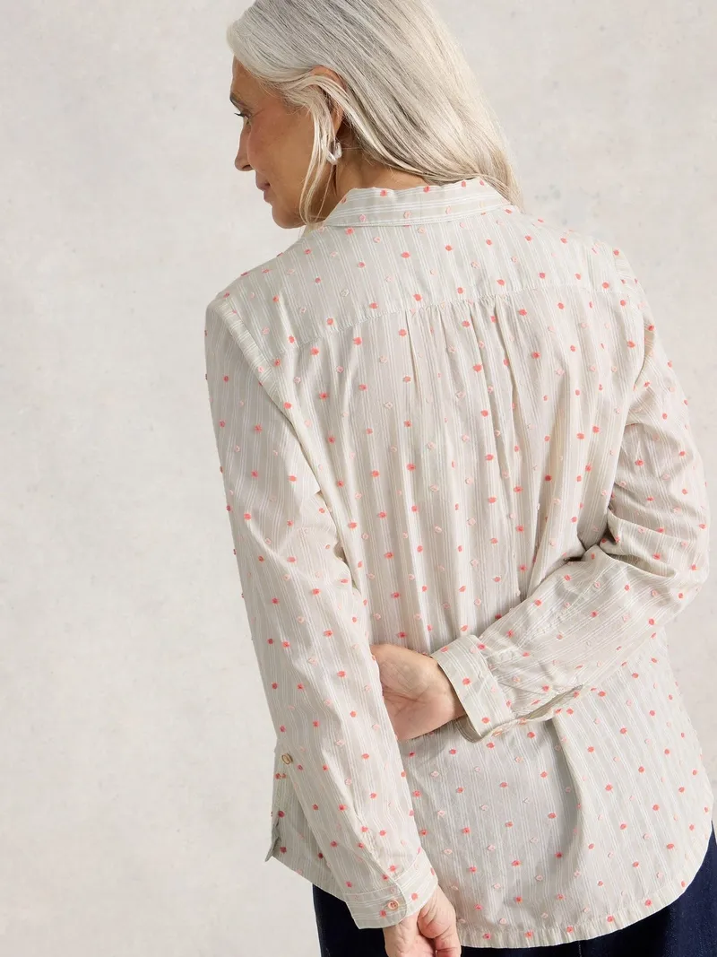 White Stuff Bluse Sophie aus Bio-Baumwolle - 38, Grün multi, – Produktbild 4 von 4