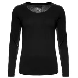 Kaipara - Merino Sportswear Kaipara - Merino Sportswear Merino Shirt Langarm Regularfit 200 weiter Halsausschnitt Damen – Produktbild 1 von 1