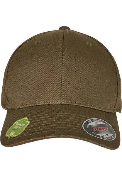 Flexfit Flexfit Organic Cotton Cap Yupoong 6Panel Full 6277OC, Burnt olive (oliv), – Produktbild 1 von 4