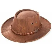 Kork-Deko Kork-Deko Cowboyhut aus Korkstoff - beige oder braun (Korkhut, Hut aus Kork, Korkstoff), Braun, – Produktbild 2 von 4