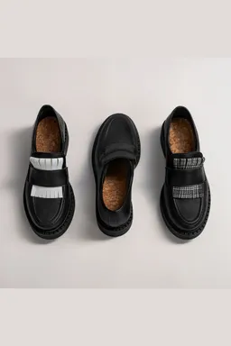 AGAZI AGAZI Damen vegan Loafer 3-In-1 Diane Schwarz – Produktbild 1 von 1