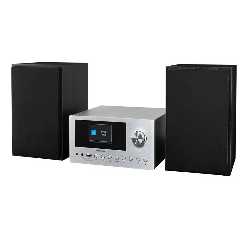Medion Medion Micro-Audio-System MD85008 silber – Produktbild 8 von 8