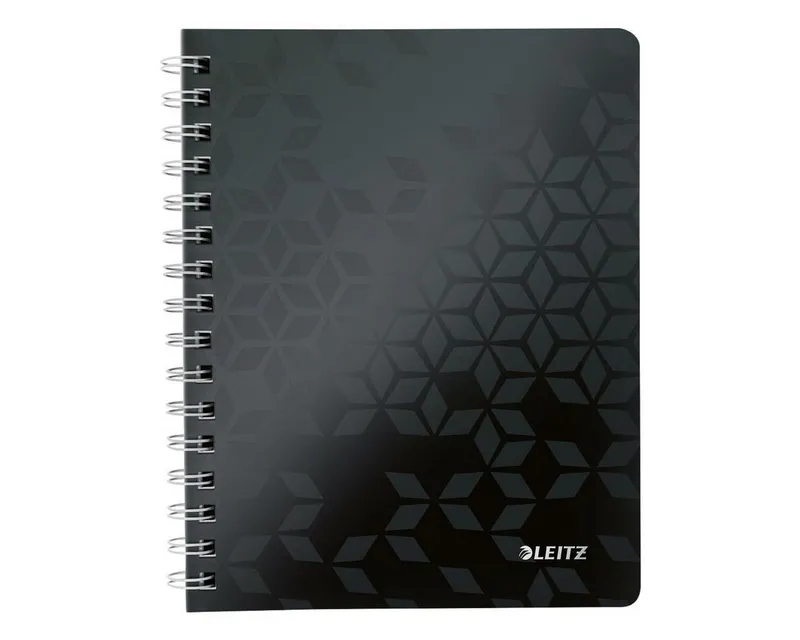 Leitz Leitz Collegeblock WOW 4641, A5, mit PP-Einband, Schwarz, – Produktbild 1 von 5
