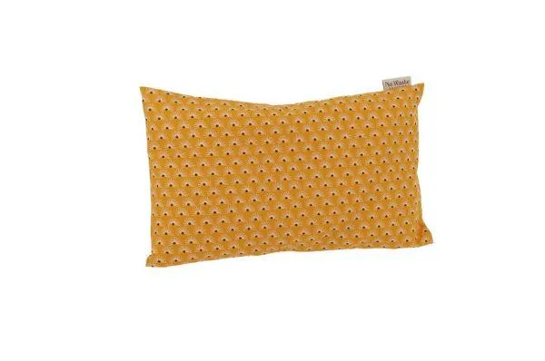 NoWaste Wrapping NoWaste Wrapping Zirbenkissen Kopfkissen Schlafkissen 20 x 30 cm, Gelb sonne, – Produktbild 1 von 2
