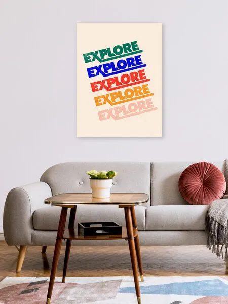 Photocircle Photocircle Poster / Leinwandbild - EXPLORE – Produktbild 2 von 4