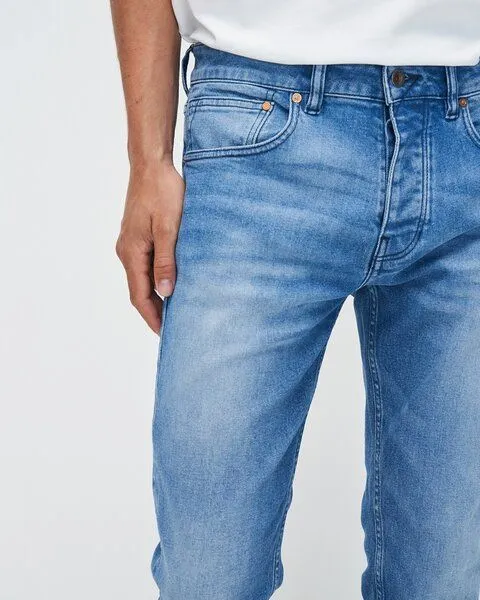 Kuyichi Kuyichi Jeans Slim Fit - Jamie, Blau (clouds), – Produktbild 5 von 6