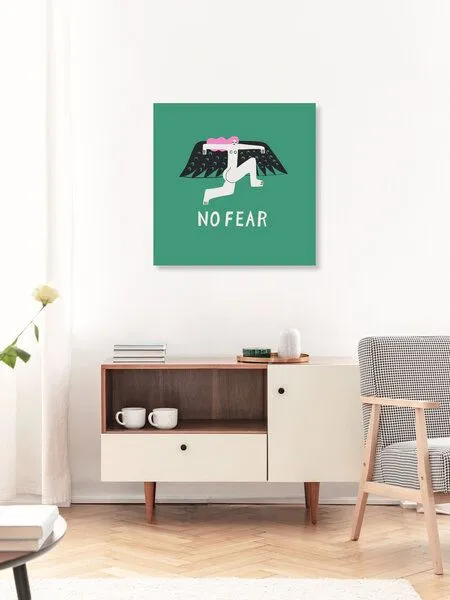 Photocircle Photocircle Poster / Leinwandbild - No Fear – Produktbild 2 von 4