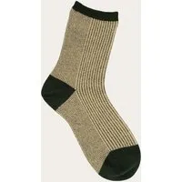 KnowledgeCotton Apparel KnowledgeCotton Apparel Glitzer-Socken COLORBLOCK mit Bio-Baumwolle und recyceltem Material – Produktbild 1 von 1
