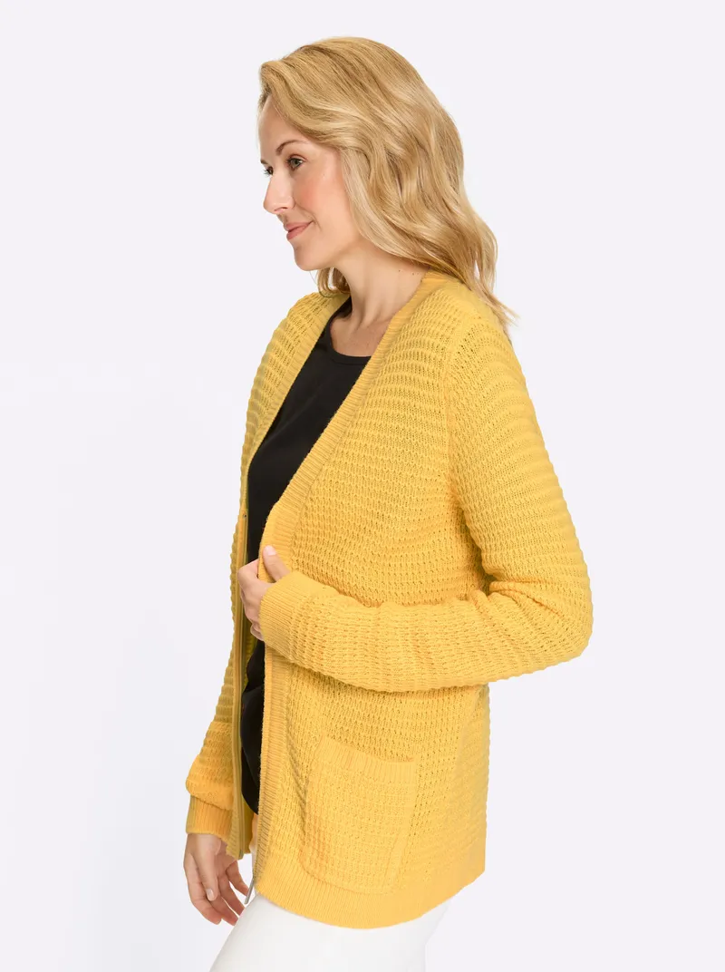 Witt Cardigan, Gelb, – Produktbild 2 von 2