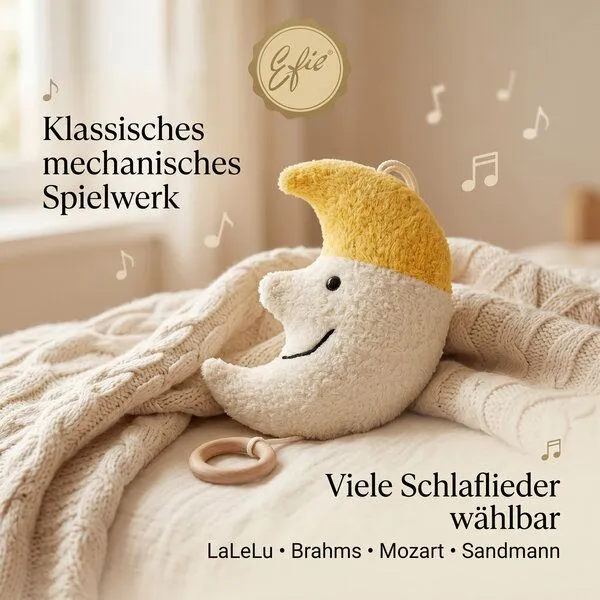 Efie Efie Spieluhr Mond, KbA(organic) – Produktbild 6 von 9
