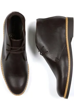 Will's Vegan Store Will's Vegan Store Herren vegan Desert Boots Signature Dunkelbraun – Produktbild 1 von 1