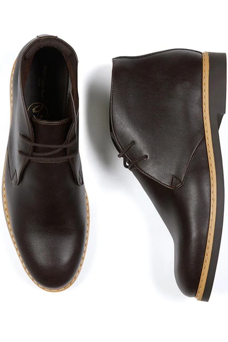 Will's Vegan Store Will's Vegan Store Herren vegan Desert Boots Signature Dunkelbraun, Dunkelbraun, – Produktbild 1 von 1