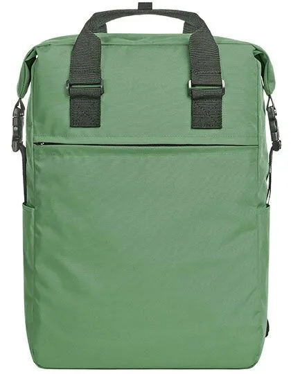 Halfar Recycelter Laptop Rucksack von Halfar, Grün, – Produktbild 1 von 1