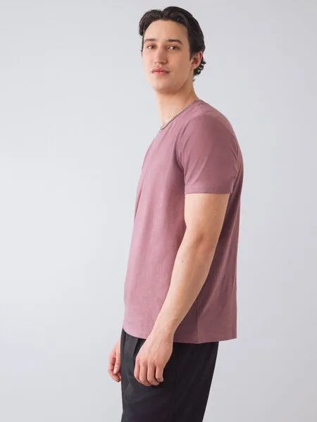 Honest Basics Honest Basics Herren Basic T-Shirt aus Bio- und recycelter Baumwolle, Ember, – Produktbild 3 von 4