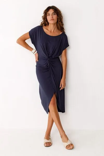 SKFK SKFK Kleid AMADE, Navy, – Produktbild 2 von 3