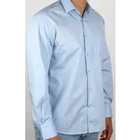 RIBESSE RIBESSE Herren Business Hemd aus Bio Baumwolle slim fit Style, Blau, – Produktbild 1 von 1