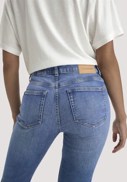 hessnatur hessnatur Jeans LEA Slim aus Bio-Denim, Dark blue, – Produktbild 1 von 5