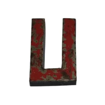 Moogoo Creative Africa Moogoo Creative Africa Buchstabe A-Z aus recycelten Ölfässern -22cm- Post-Oil Industrial Upcycling – Produktbild 6 von 8