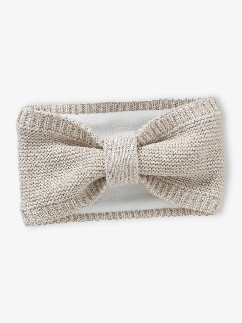 Vertbaudet Mädchen Baby-Set, Beige/schleifen, – Produktbild 3 von 4