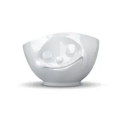 FIFTYEIGHT PRODUCTS FIFTYEIGHT PRODUCTS Glückliche weiße TV Tasse  500ml – Produktbild 1 von 1
