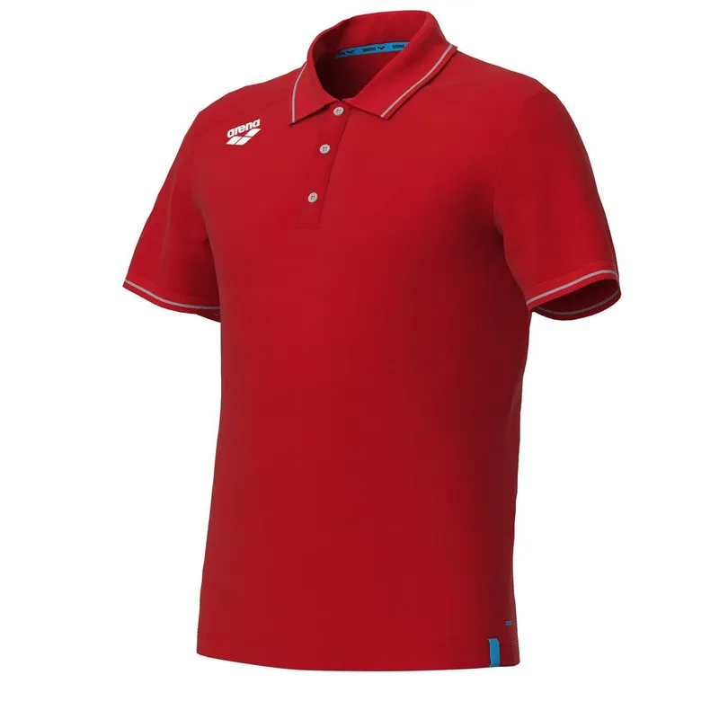 arena Polo-Shirt aus Baumwolle Arena Team Solid, Rouge, – Produktbild 2 von 2