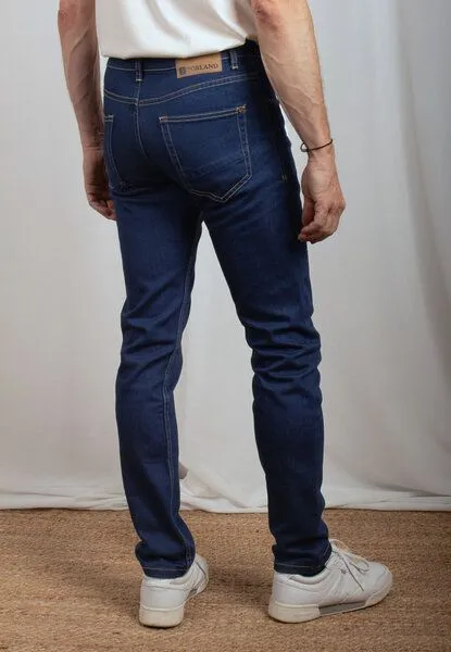 TORLAND TORLAND Slim Fit Herrenjeans BENNY, Dark wash (dunkelblau), – Produktbild 4 von 7