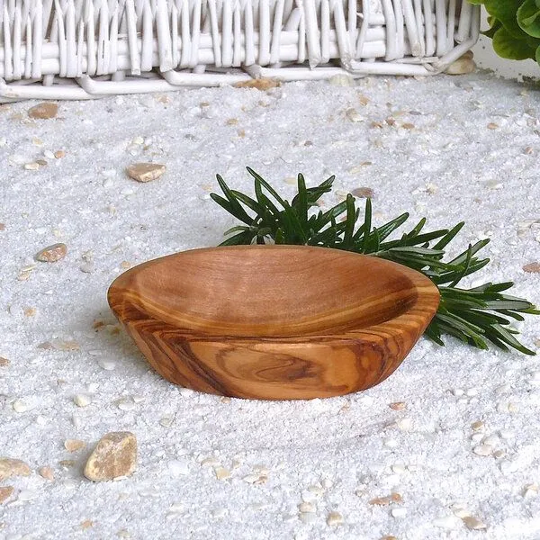 Olivenholz erleben Olivenholz erleben Schälchen oval Mini aus Olivenholz – Produktbild 1 von 2