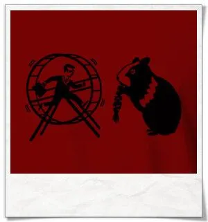 Picopoc Picopoc T-Shirt Hamster & der Hamsterrad, Rot, – Produktbild 2 von 4