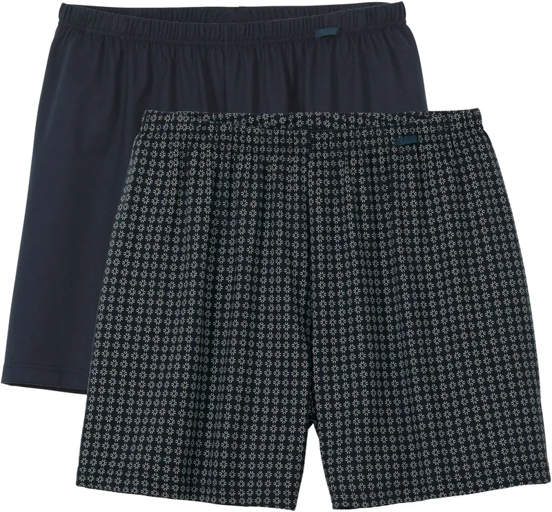 CALIDA CALIDA Boxer Prints Benefit (2-St) mit weichem Bund, Grau, – Produktbild 1 von 5