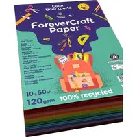 Clairefontaine 500 Blatt Tonpapier DIN A4 "forever craft paper" 120g/m² farbig sortiert – Produktbild 1 von 1