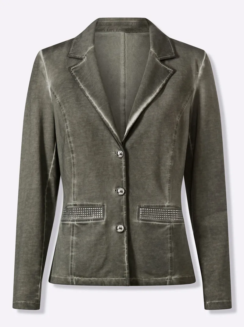 heine Sweatblazer, Khaki, – Produktbild 1 von 2